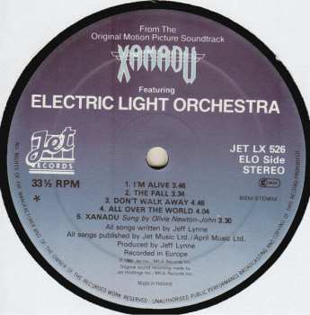 LP Electric Light Orchestra: Xanadu (From The Original Motion Picture Soundtrack) 632295