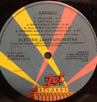 LP Electric Light Orchestra: Xanadu (From The Original Motion Picture Soundtrack) 669456