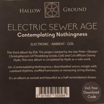 LP Electric Sewer Age: Contemplating Nothingness LTD 331183