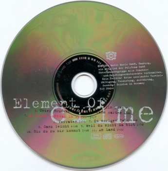 CD Element Of Crime: An Einem Sonntag Im April 277125