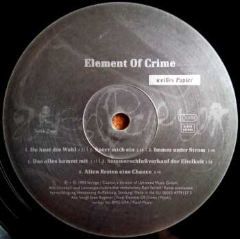 LP Element Of Crime: Weißes Papier 600033