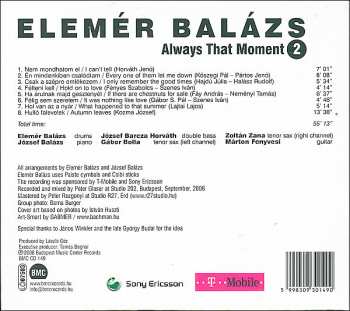 CD Elemér Balázs: Always That Moment 2 175020