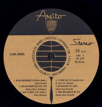 LP Elena Burke: De Mis Recuerdos 470913