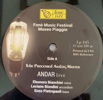 LP Enzo Pietropaoli: ANDAR live LTD 157860