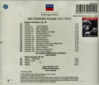 CD Sir Edward Elgar: Enigma Variations Cello Concerto 601682