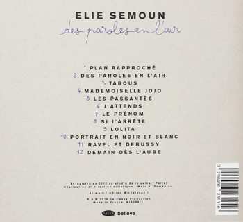 CD Elie Semoun: Des paroles en l'air 340967