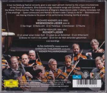 CD Wiener Philharmoniker: Live From Salzburg: Wesendonck-Lieder / Rückert-Lieder 416229