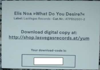 LP Elis Noa: What Do You Desire? LTD 601272