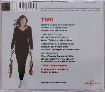 CD Elisabeth Kufferath: Two 613371