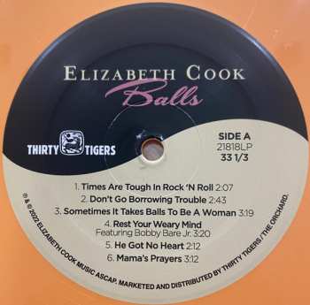 LP Elizabeth Cook: Balls CLR | DLX 557601