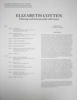 LP Elizabeth Cotten: Folksongs And Instrumentals With Guitar 73697