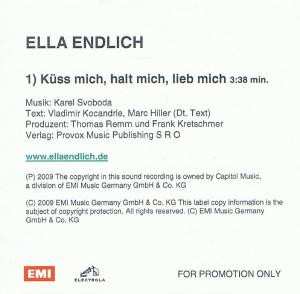 CD Ella Endlich: Küss Mich, Halt Mich, Lieb Mich 646936