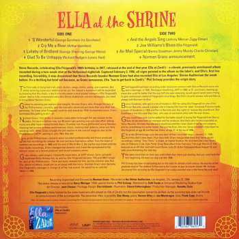 LP Ella Fitzgerald: Ella At The Shrine LTD | CLR 420168