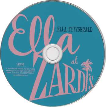 CD Ella Fitzgerald: Ella At Zardi's 648799