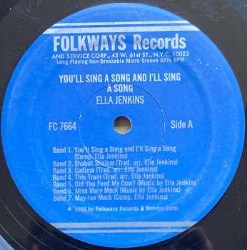 LP Ella Jenkins: You'll Sing A Song And I'll Sing A Song 598788