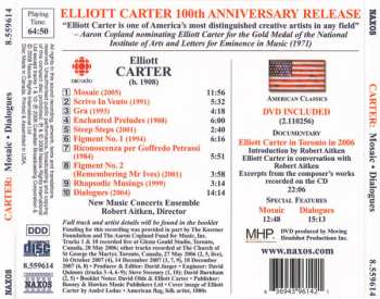 CD/DVD Elliott Carter: 100th Anniversary Release -  Mosaic / Dialogues 312196