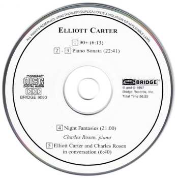 CD Elliott Carter: The Complete Music For Piano 531286