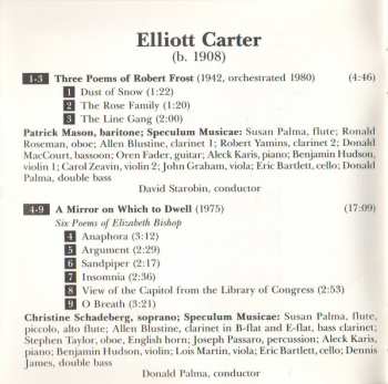 CD Elliott Carter: The Vocal Works (1975-1981) 320298