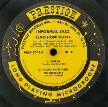 LP Elmo Hope Sextet: Informal Jazz LTD 643993