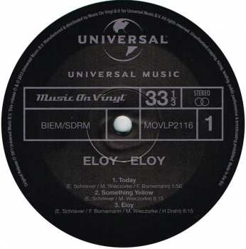 LP Eloy: Eloy LTD | NUM | CLR 11015