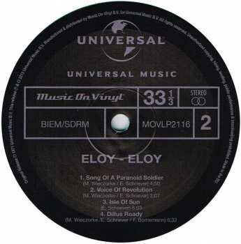 LP Eloy: Eloy LTD | NUM | CLR 11015