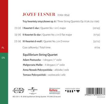 CD Józef Elsner: String Quartets Op. 8 608257