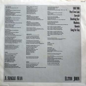 LP Elton John: A Single Man 649789