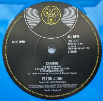 2LP Elton John: Caribou CLR 550859