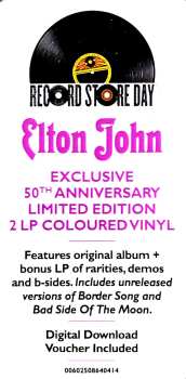 2LP Elton John: Elton John CLR | LTD 570853