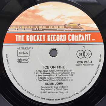 LP Elton John: Ice On Fire 585614