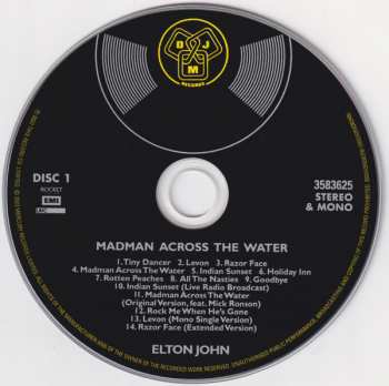 2CD Elton John: Madman Across The Water LTD 296753