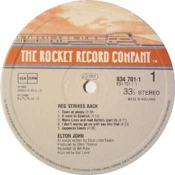 LP Elton John: Reg Strikes Back 636177