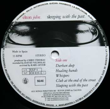 LP Elton John: Sleeping With The Past 626900