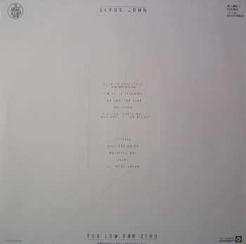 LP Elton John: Too Low For Zero 648734