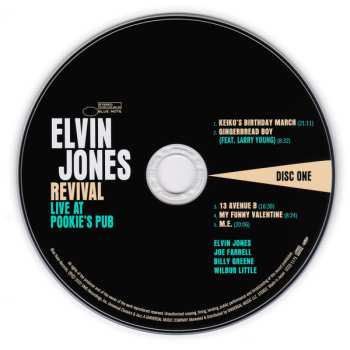 2CD Elvin Jones: Revival (Live At Pookie's Pub) 628748