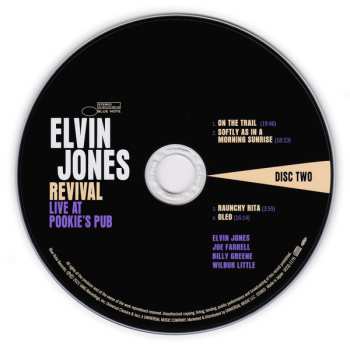 2CD Elvin Jones: Revival (Live At Pookie's Pub) 628748