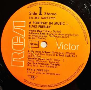 LP Elvis Presley: A Portrait In Music 158308