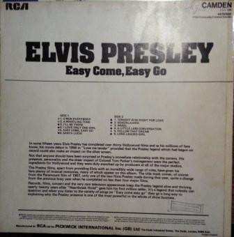 LP Elvis Presley: Easy Come, Easy Go 629474