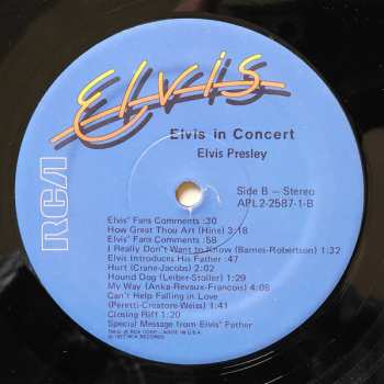 2LP Elvis Presley: Elvis In Concert 603234