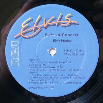 2LP Elvis Presley: Elvis In Concert 603234