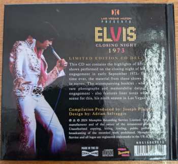 CD Elvis Presley: Las Vegas Hilton Presents Elvis Closing Night 1973 LTD 618375