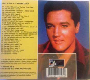 CD Elvis Presley: Lost In The Sixties Kiss Me Quick  548745