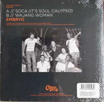 SP Embryo: Soca (It's Soul Calypso) LTD 314120