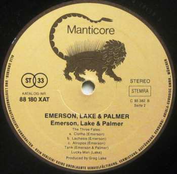 LP Emerson, Lake & Palmer: Emerson, Lake & Palmer 603227