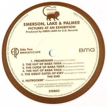 LP Emerson, Lake & Palmer: Pictures At An Exhibition CLR | LTD 622930