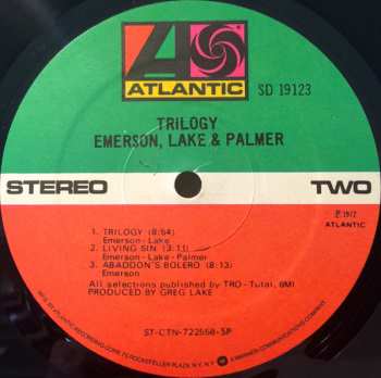 LP Emerson, Lake & Palmer: Trilogy 653390