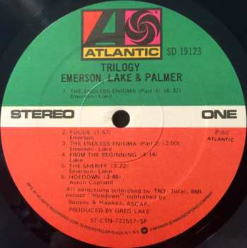 LP Emerson, Lake & Palmer: Trilogy 653390