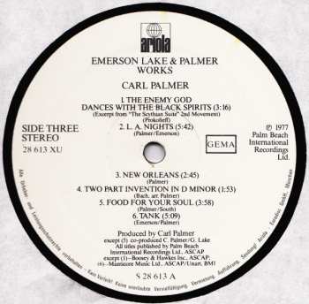 2LP Emerson, Lake & Palmer: Works (Volume 1) 603324