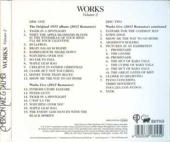 2CD Emerson, Lake & Palmer: Works Volume 2 DLX 40800