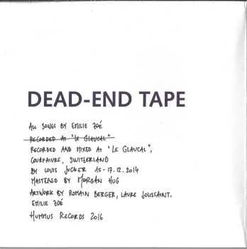 CD Emilie Zoé: Dead-End Tape 547195